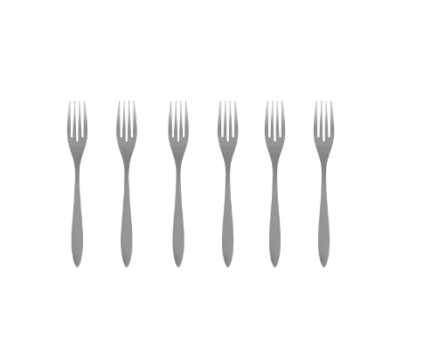 Elegancia Dessert Fork 6pcs